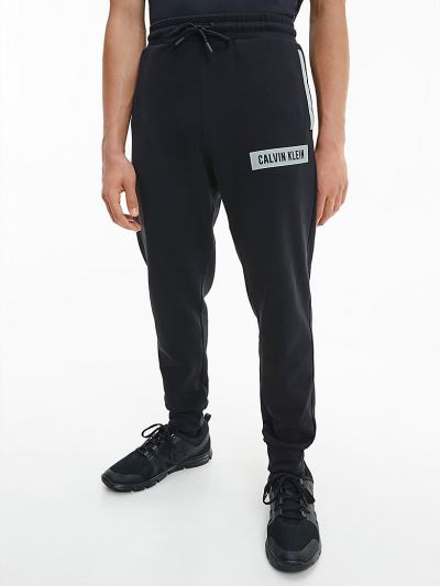 Calvin Klein Ruhák HU829831 | Calvin Klein Cotton Terry Férfi Jogger Fekete